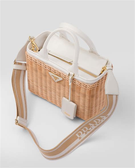 prada beach tote bag|prada wicker tote bag.